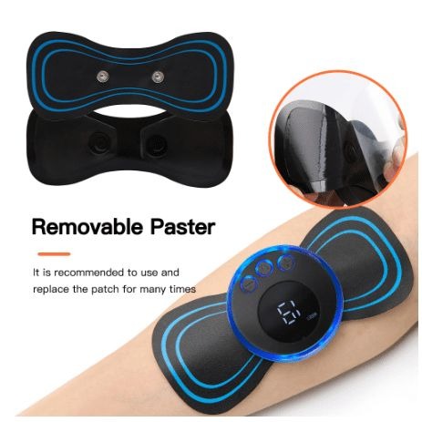EMS Mini Body Massager Pulse Neck Pain Relief EMS Buterfly Men & Women